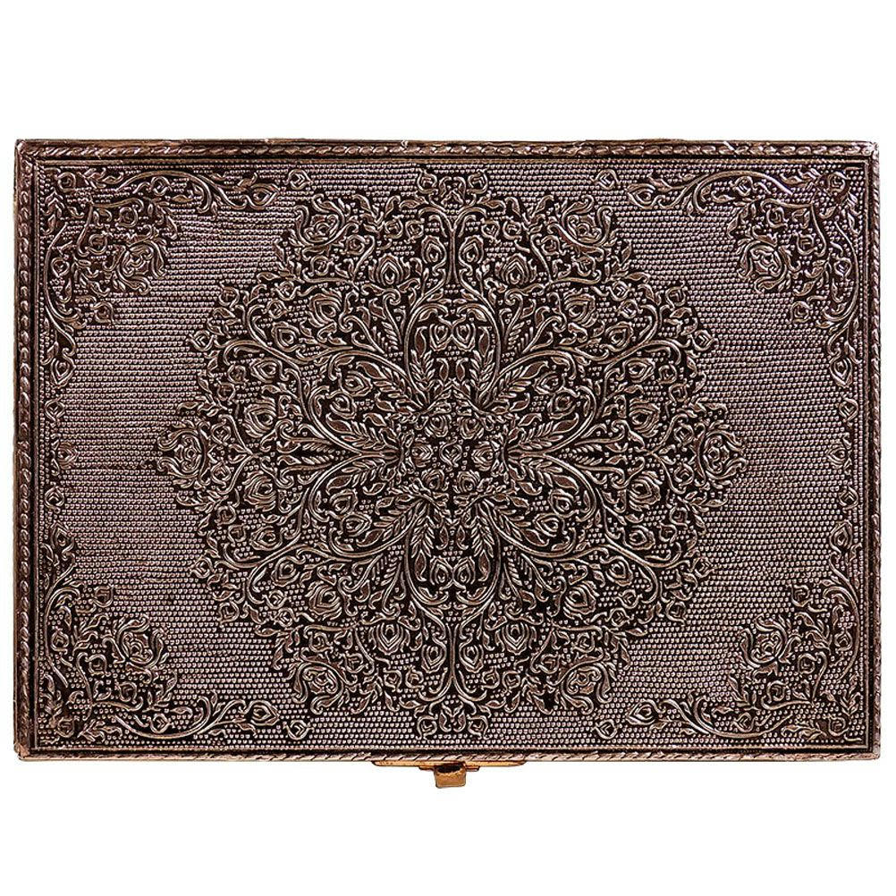 MANDALA - Boite aluminium mandala 18x13cm