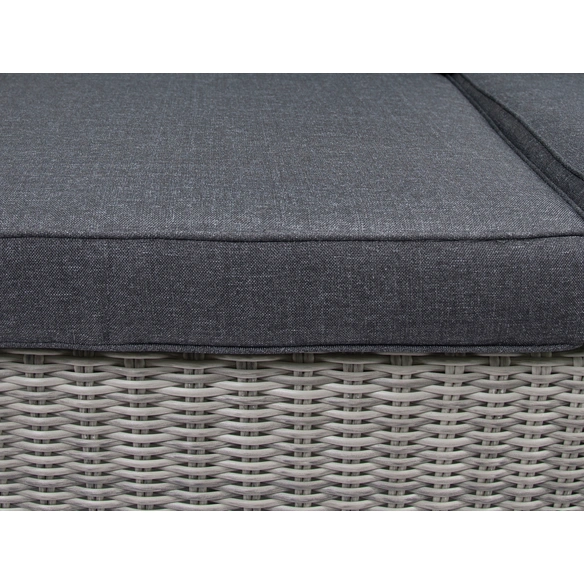 Dining-Lounge »Asti«, 5 Sitzplätze, Polyrattan/Aluminium/Polyester/Glas, inkl. Auflagen