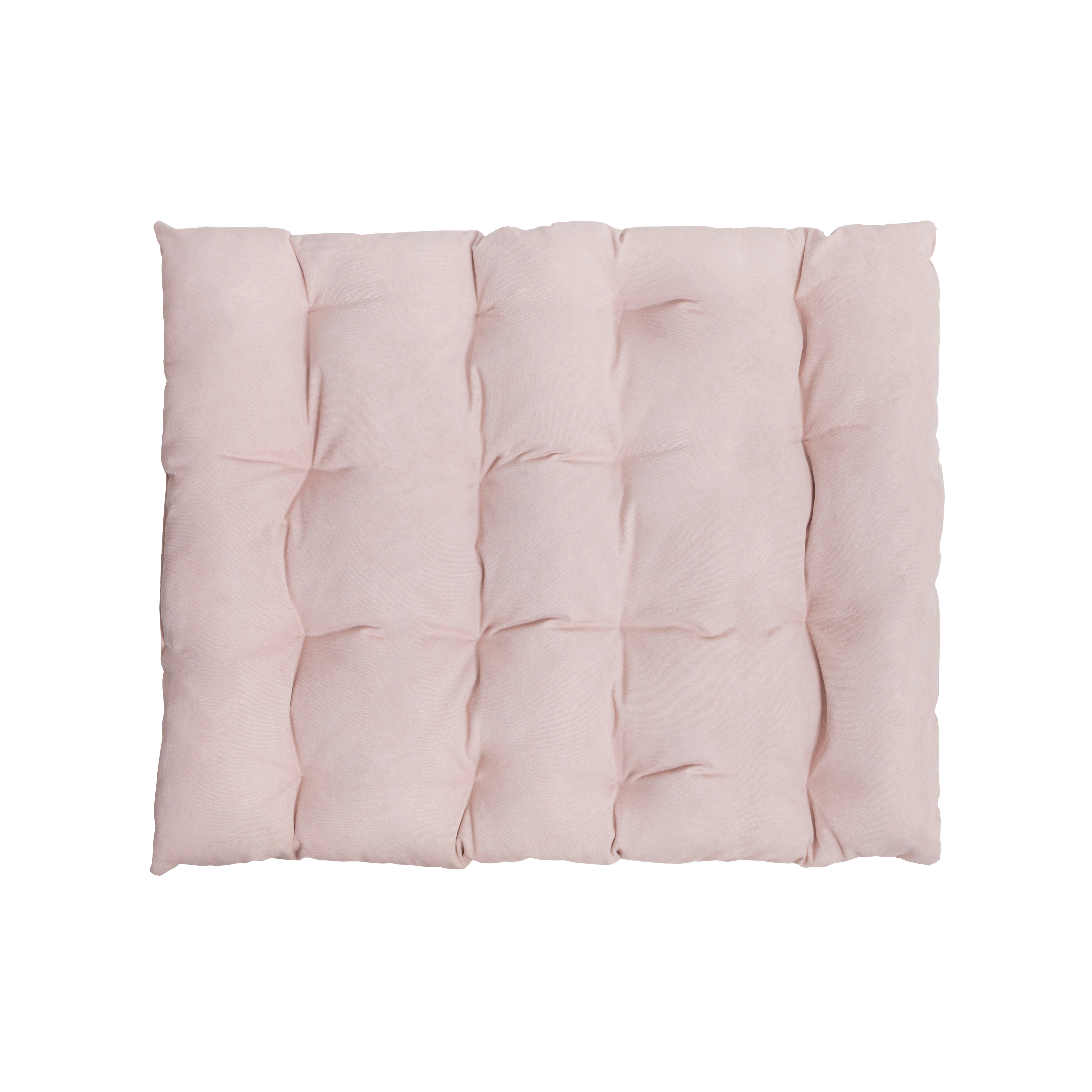 CIELO - Matelas de sol en coton rose 120x100