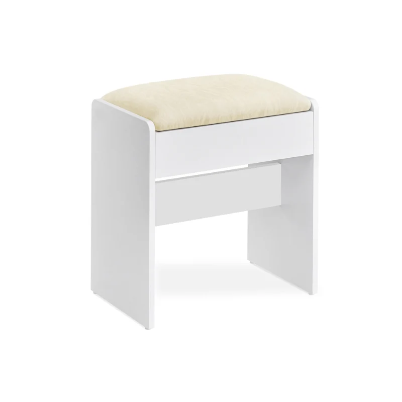 Chaise rembourrée de maquillage