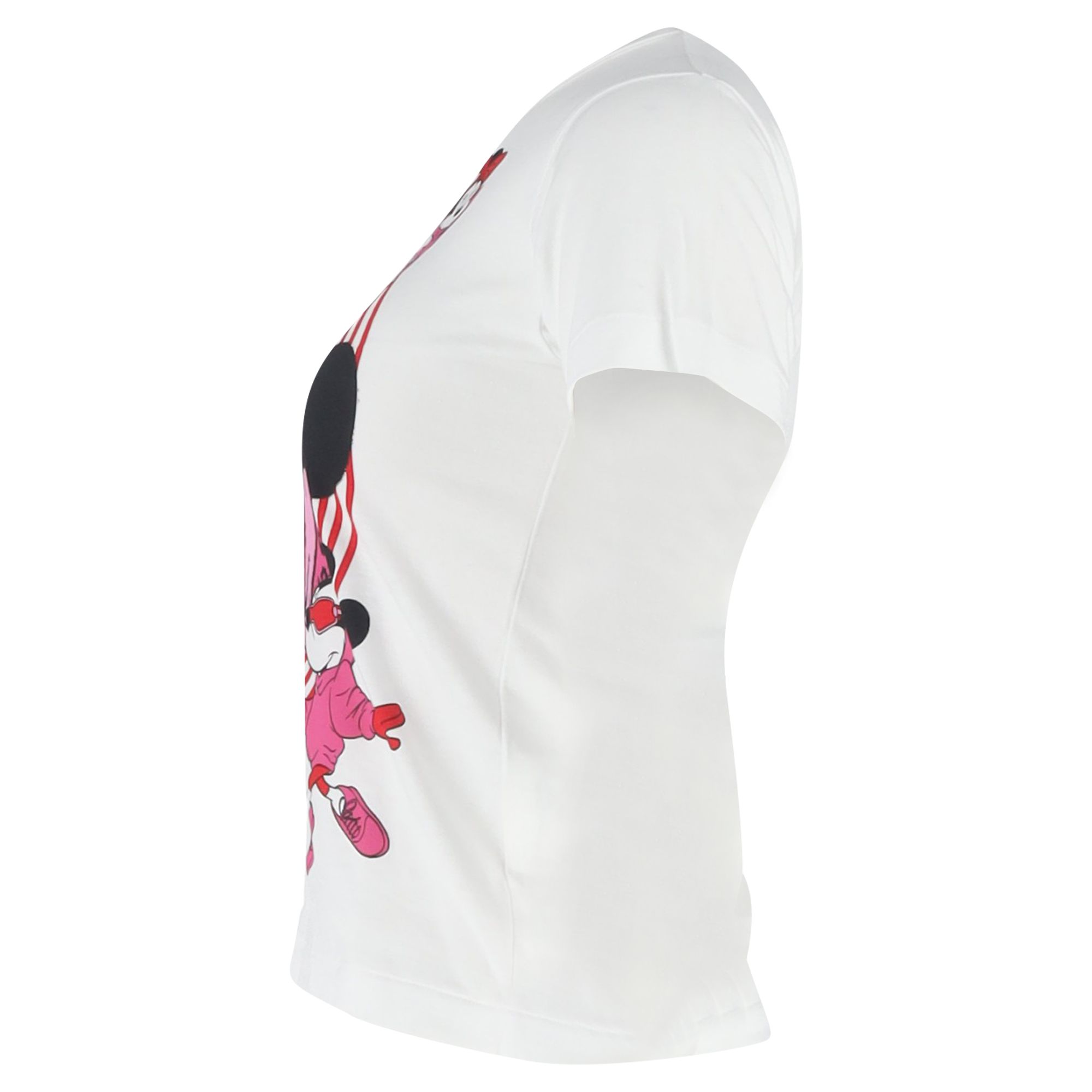 Comme Des Garcons Preloved Disney Edition Minnie Mouse T-shirt in White Cotton