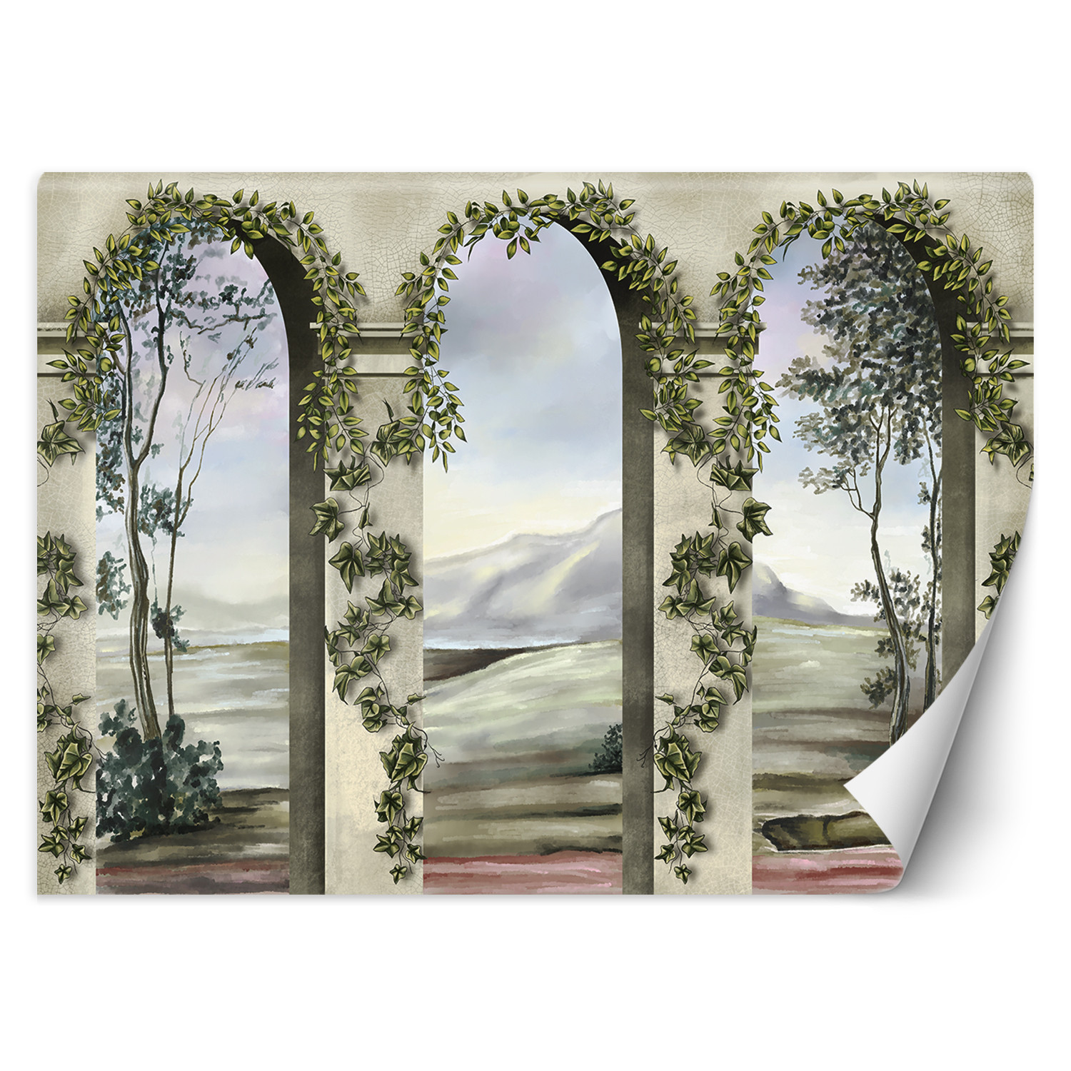 Feeby Fototapeta, Kolumny łuki bluszcz 150x105