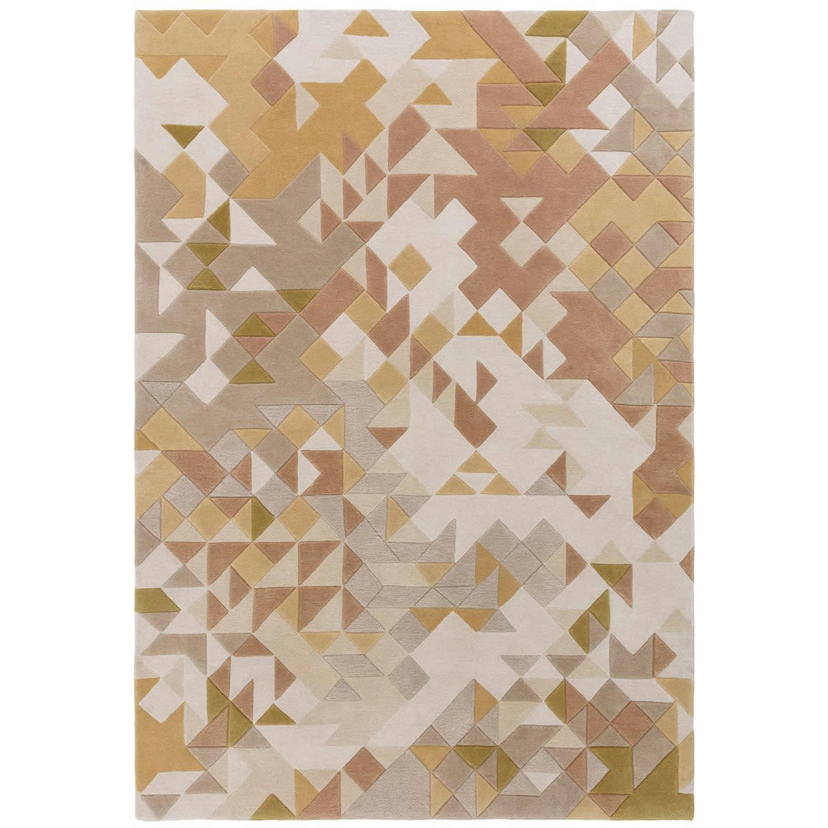 MYSTERIA - Tapis de salon en Laine Beige 200x290 cm