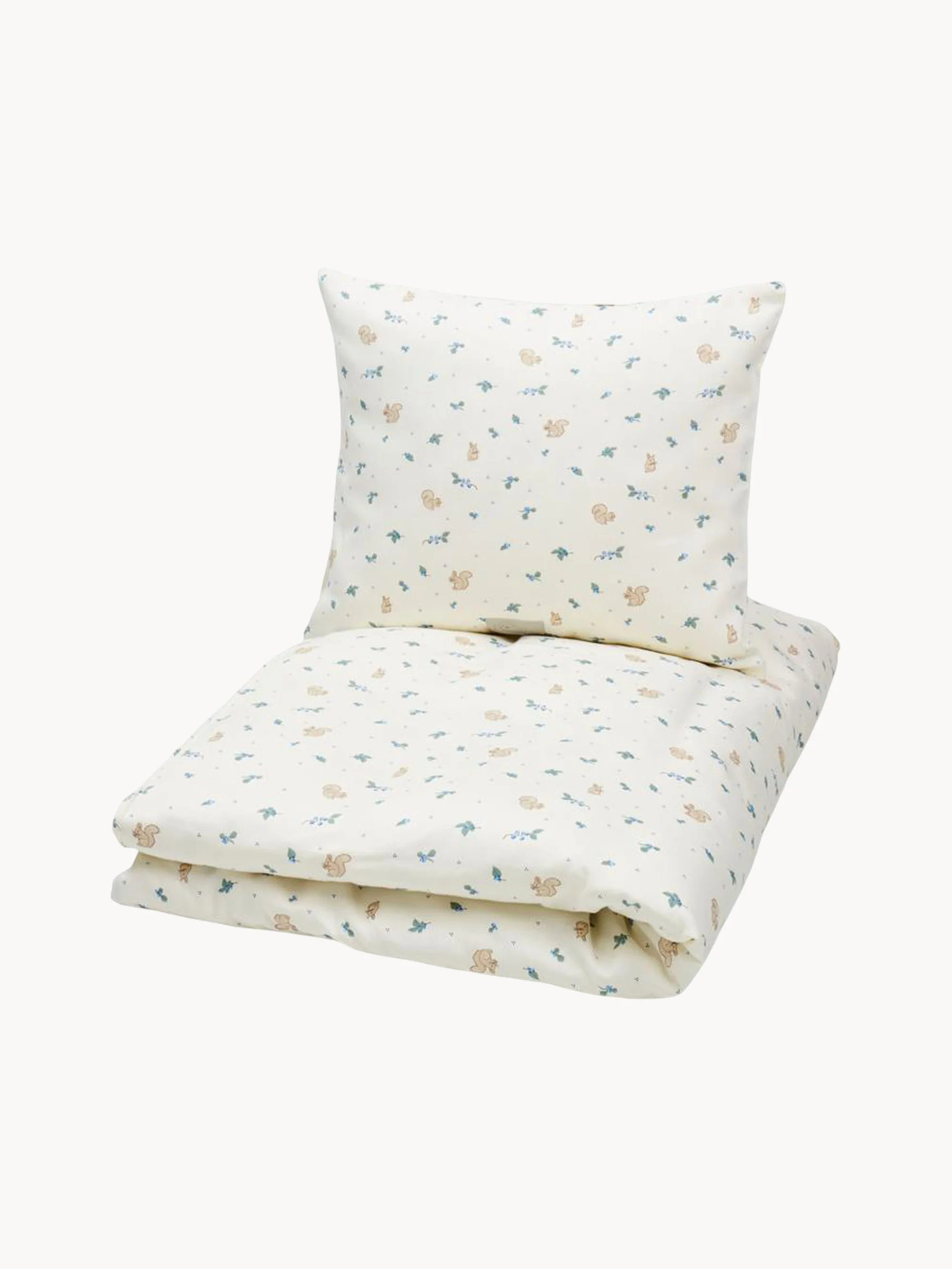 Babybettwäsche-Set Blueberries aus Baumwollsatin