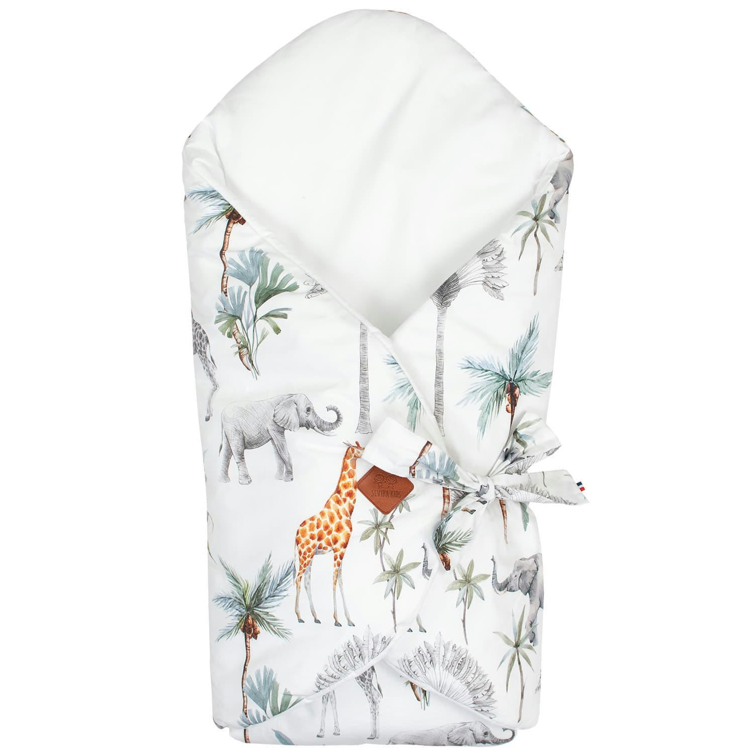 SAFARI - Gigoteuse d'emmaillotage évolutive  100% coton certifié