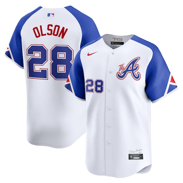 Matt Olson Atlanta Braves Nike City Connect Limited Player Jersey - White