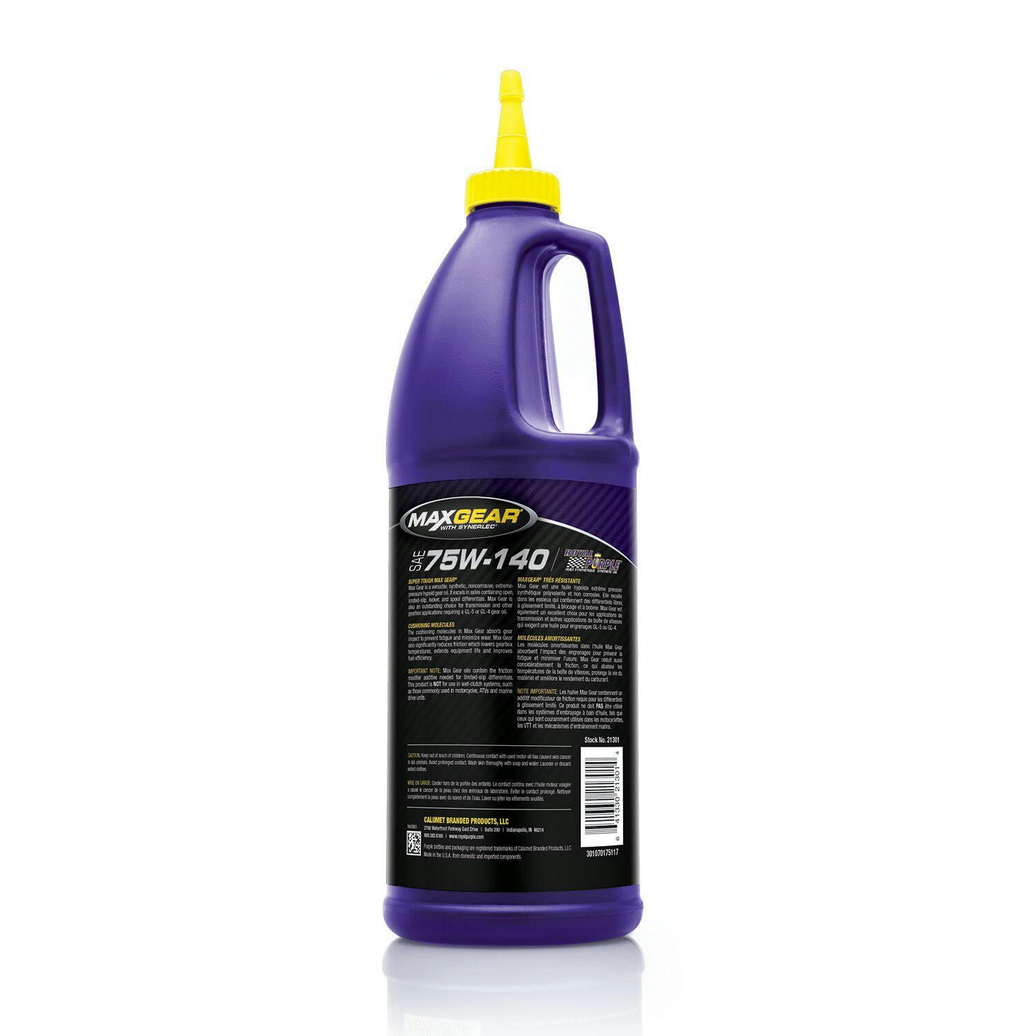 Royal Purple Max Gear Oil 75W140, 946-mL