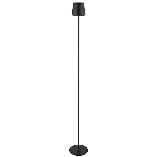 Lampadaire métal noir mat, LED VANNIE