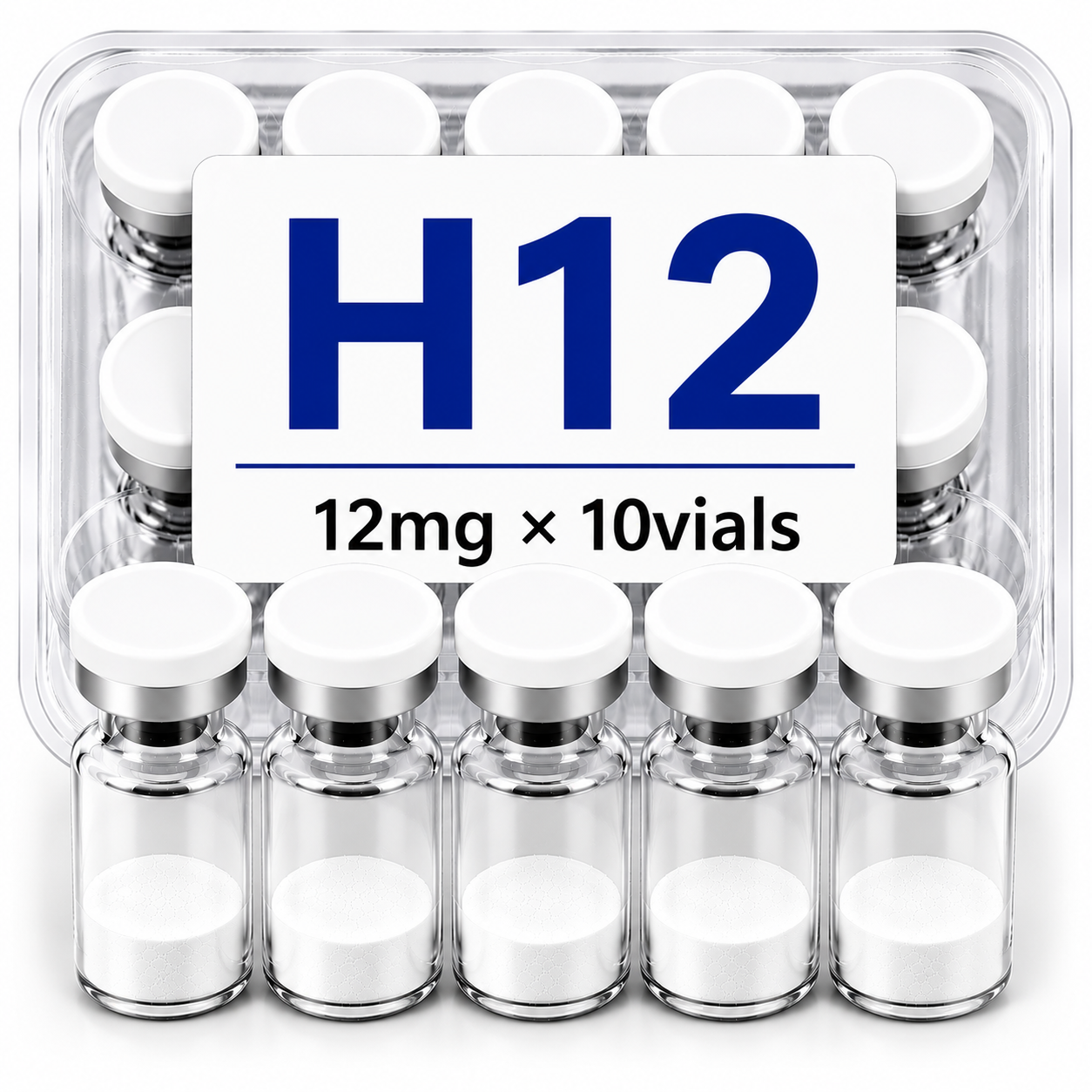H12 | HGH 191AA Somatropin 12iu × 10 Vials