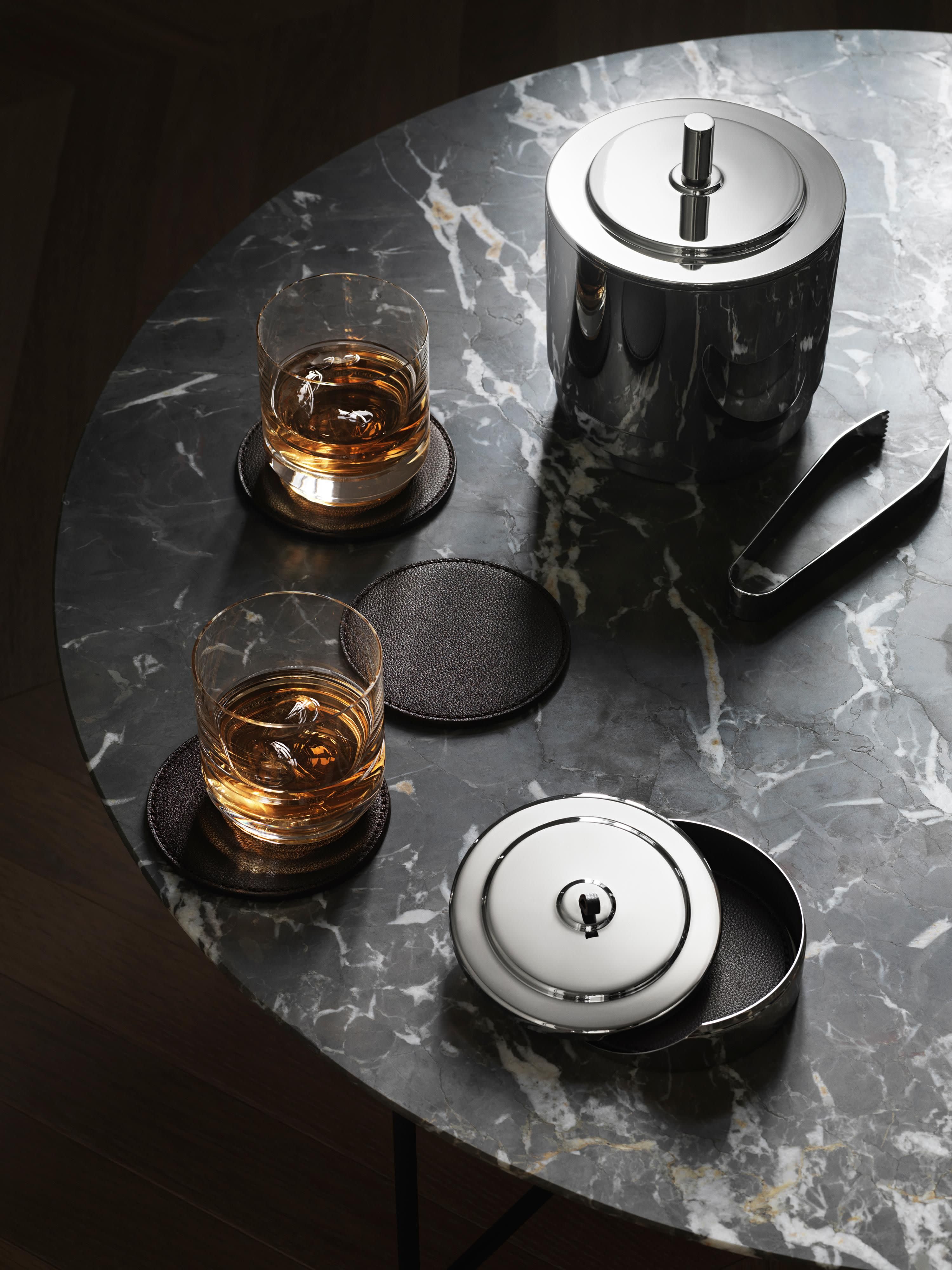 Untersetzer Manhattan mit Behälter, 5er-Set