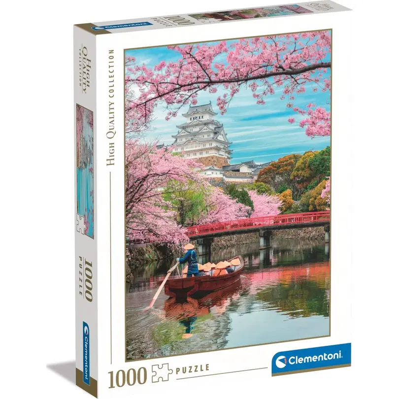 Puzzle Himeji Castle in Spring
