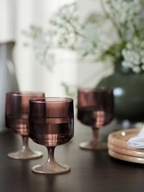 Drikkeglas ISAK 30cl støvet blomme