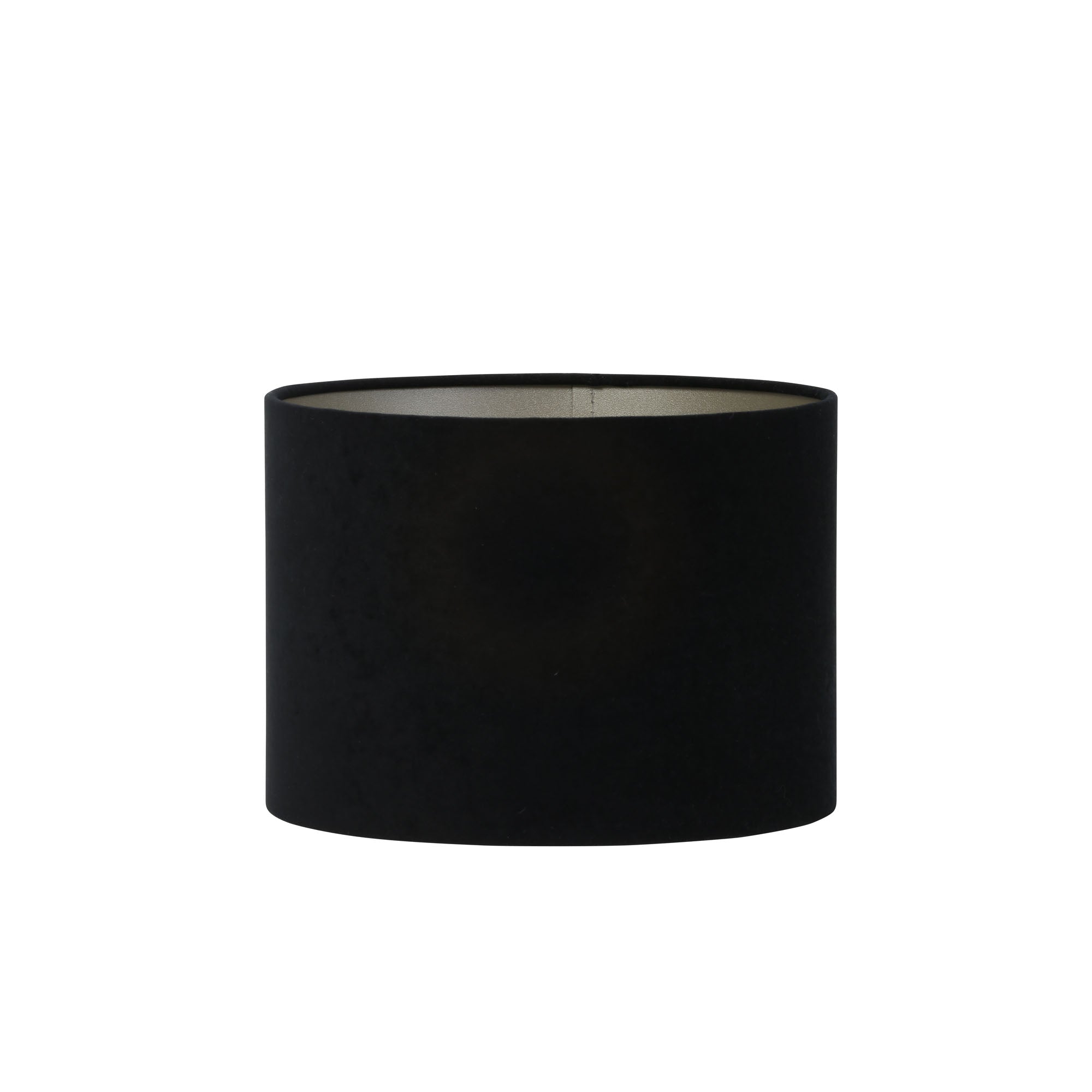 Light & Living lampenkap Velours - zwart - Ø30cm