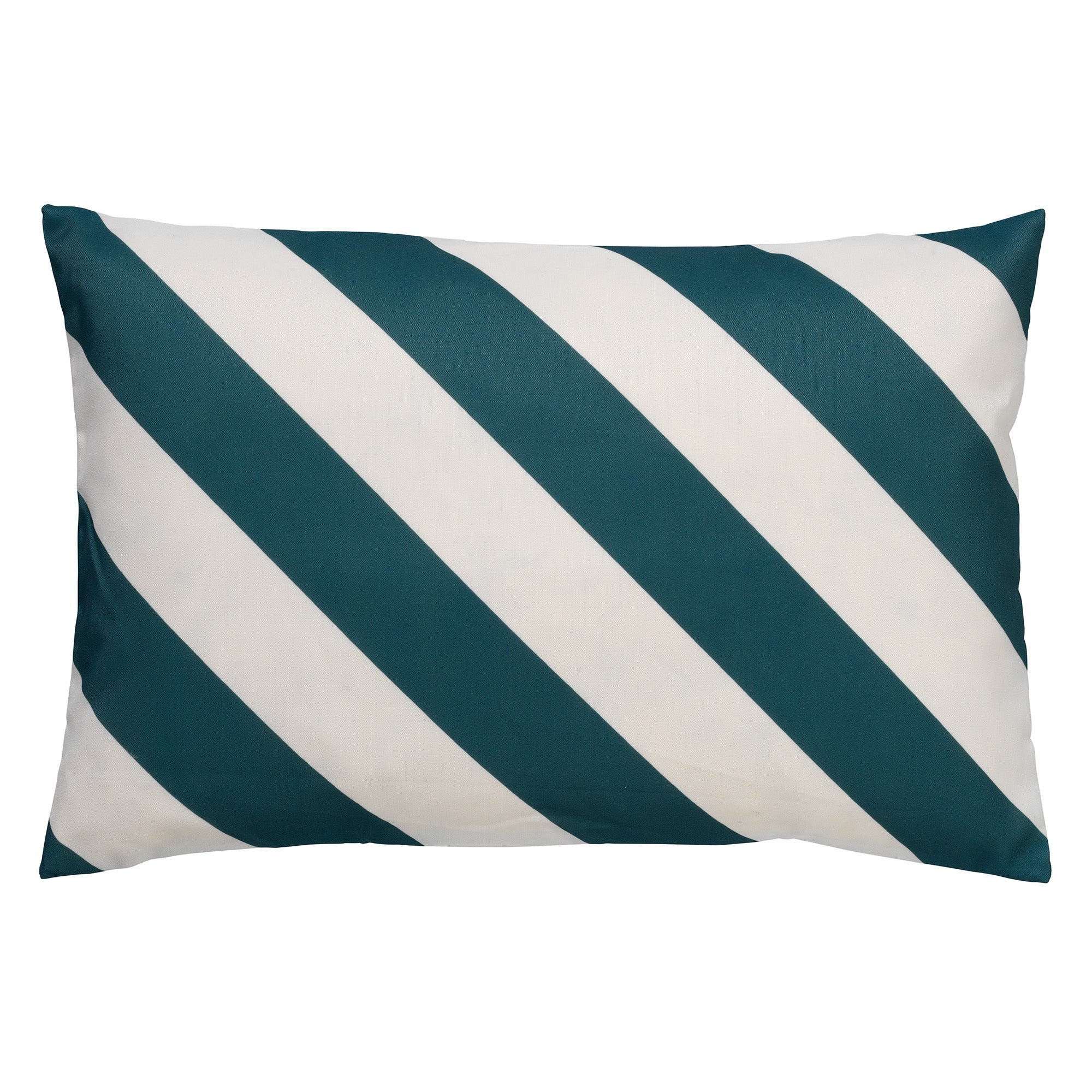 SANZENO - buitenkussen 40x60 cm - waterafstotend en uv-bestendig - Sagebrush Green - groen, wit