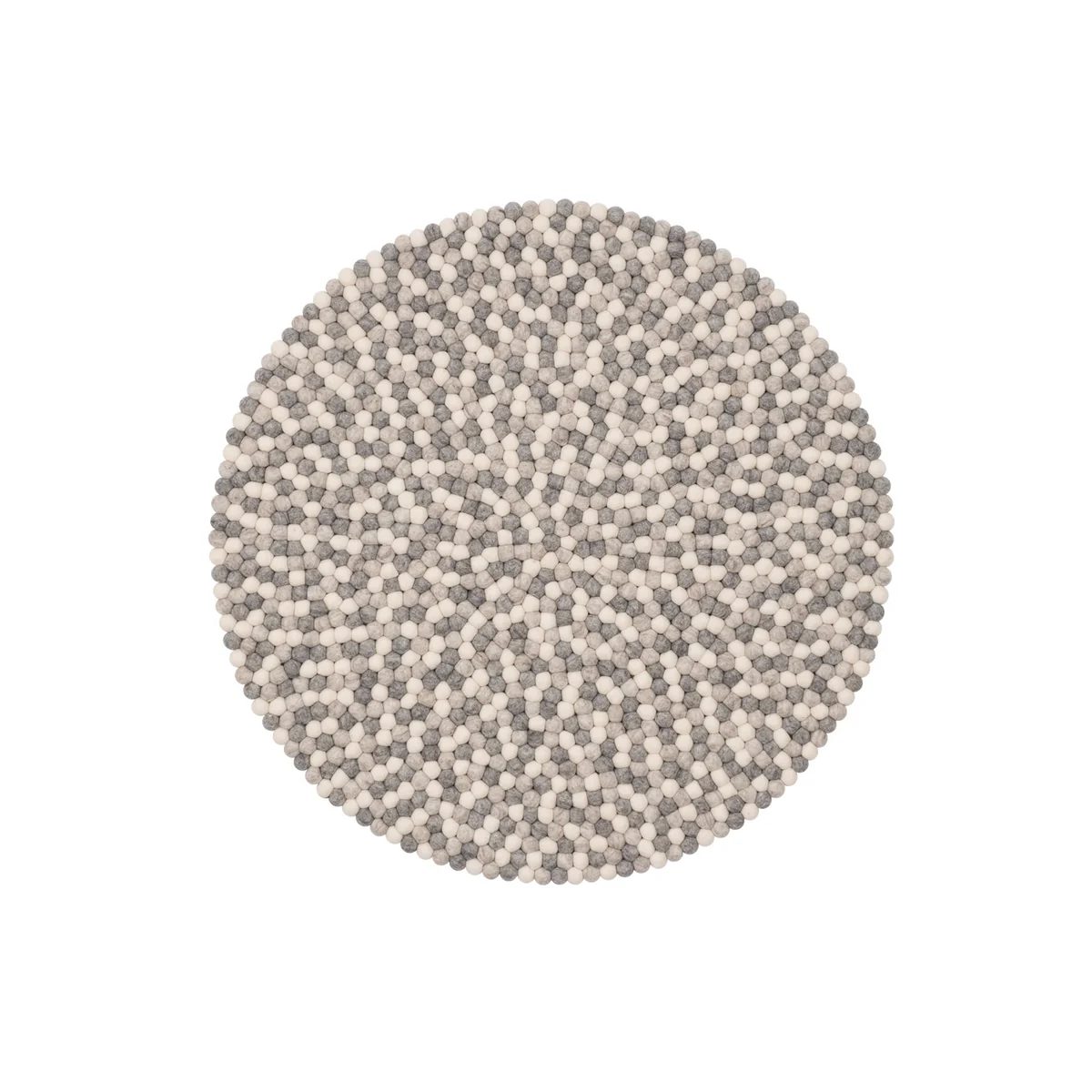 myfelt - Hella Filzkugelteppich rund