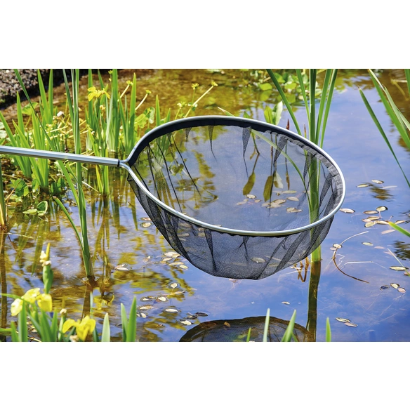 Kescher, große Fische, kleine Teichbewohner, feine Algen, Aluminium56 cm