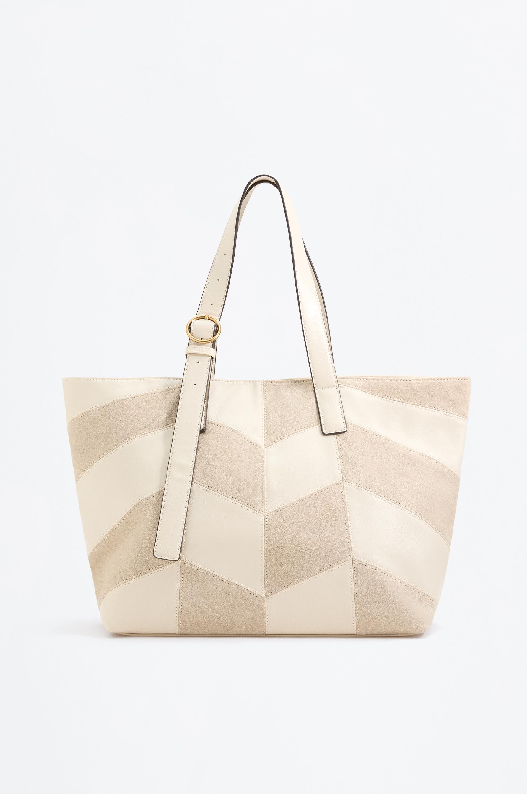 BOLSO SHOPPER DETALLE PATCHWORK