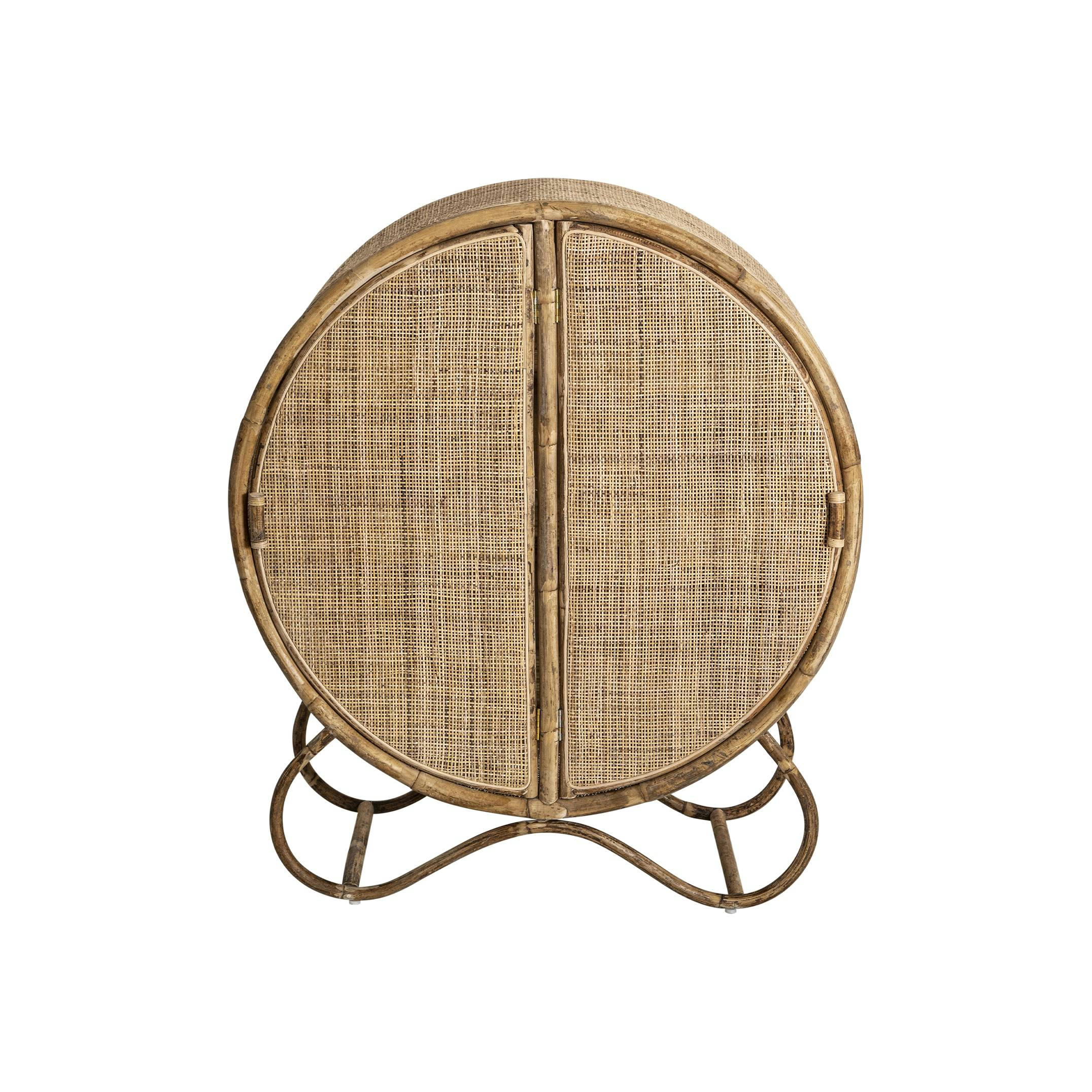 RIM - Buffet en rotin marron 100 cm