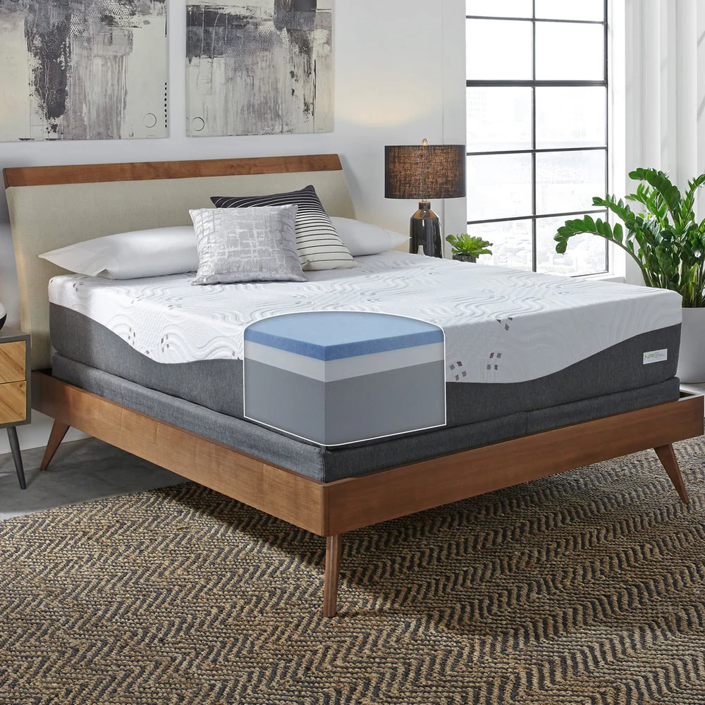 ComforPedic Loft from BeautyRest 14-inch Gel Memory Foam Mattress Set