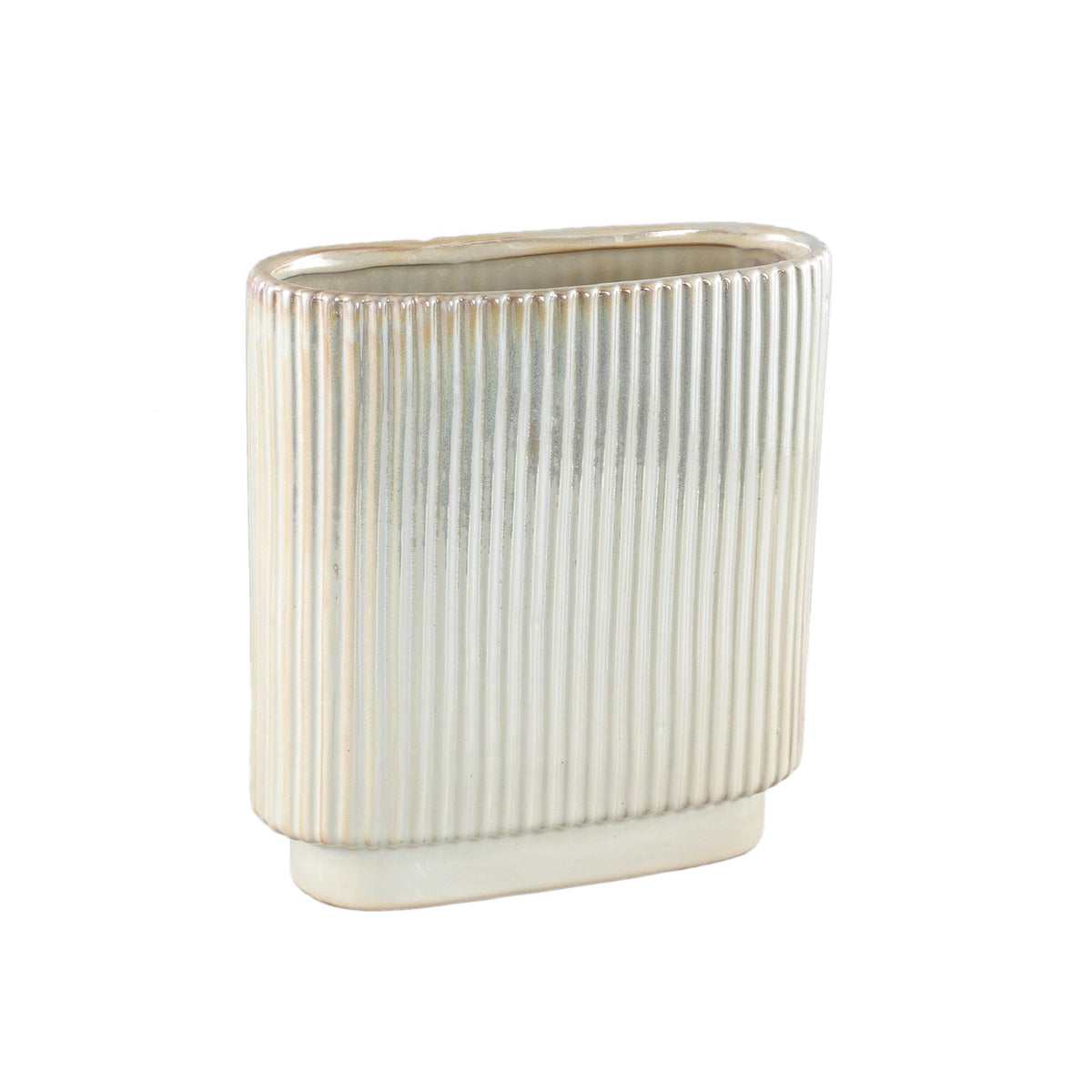PTMD pot Eviera - wit - 24.5x8.5x26cm
