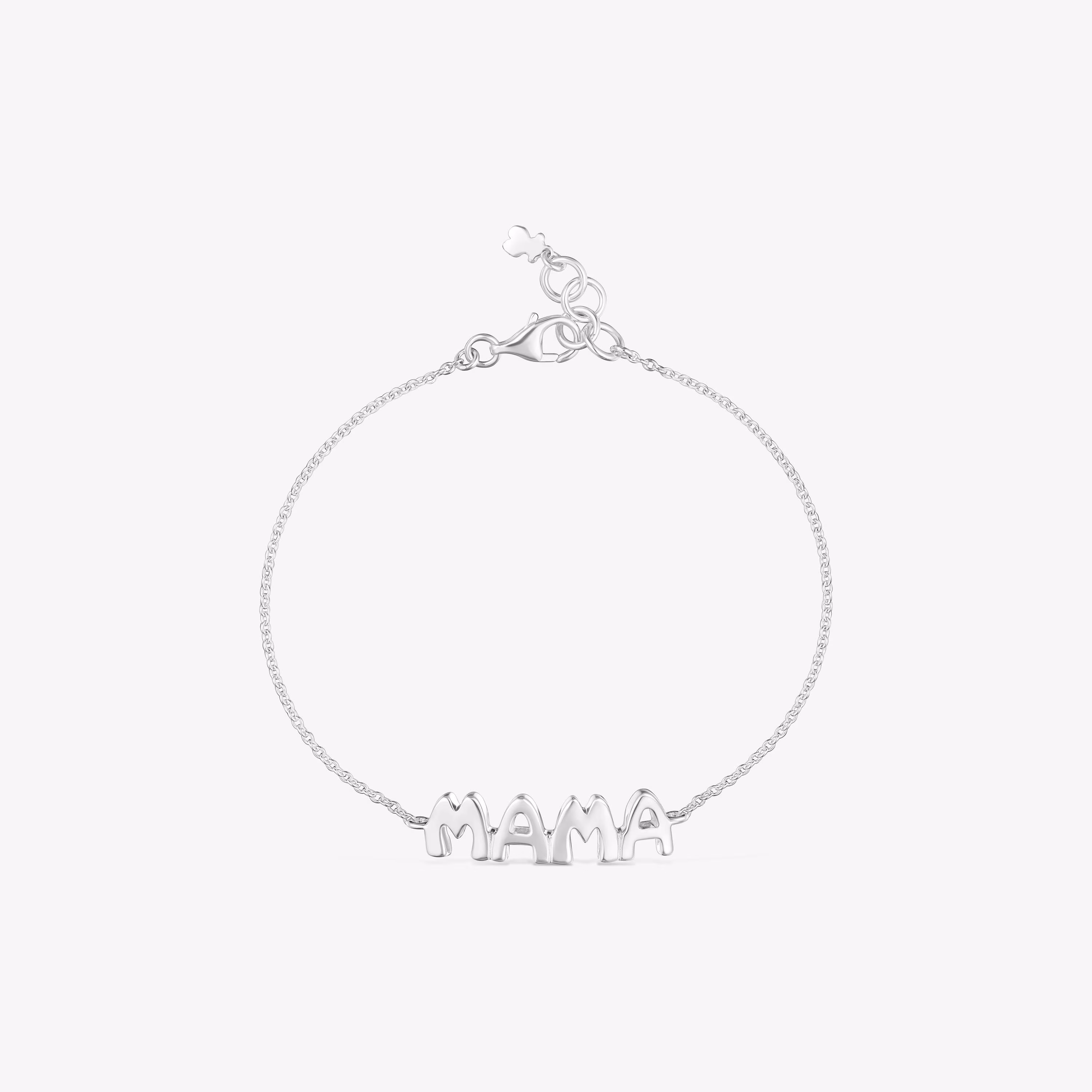 Pulsera cadena de plata y motivos TOUS Mama