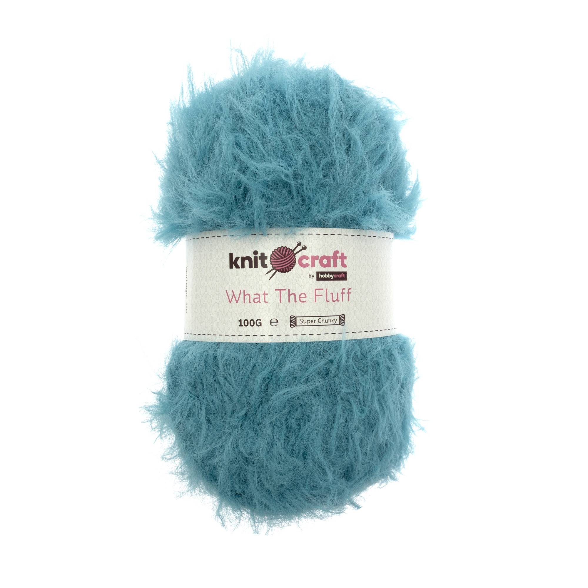 Knitcraft Blue What the Fluff 100g