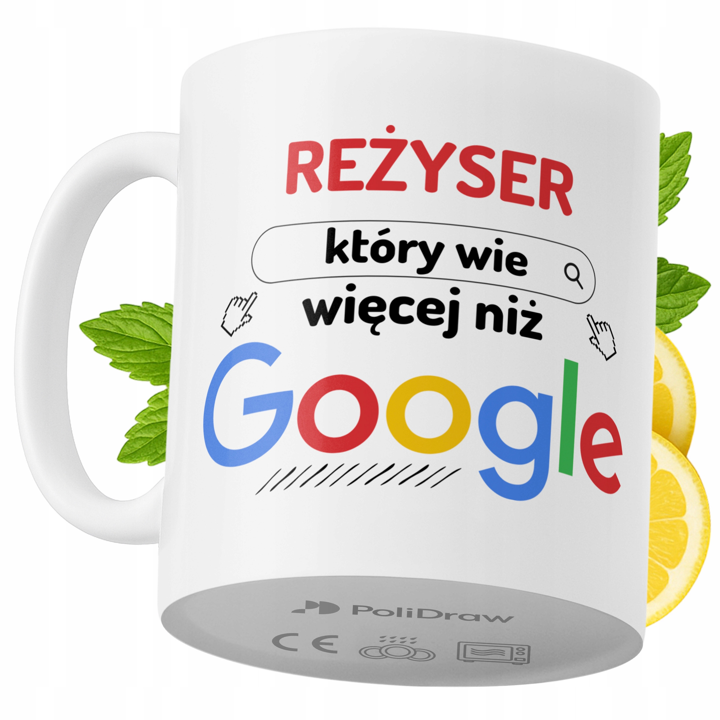 Kubek Dla Reżysera na Prezent z Nadrukiem ze Zdjęciem 330 ml PoliDraw