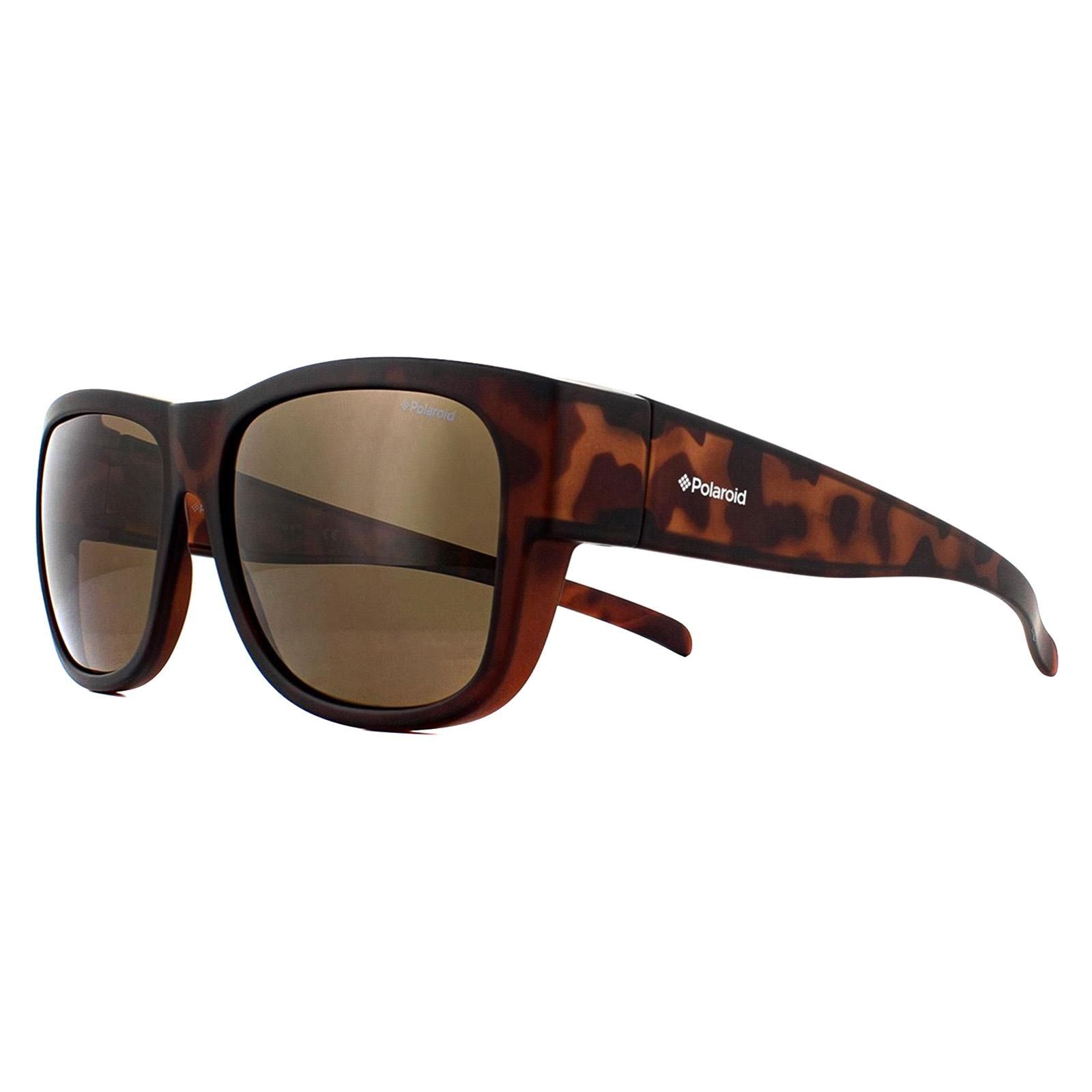 Polaroid Suncovers Square Havana Brown Polarized Sunglasses