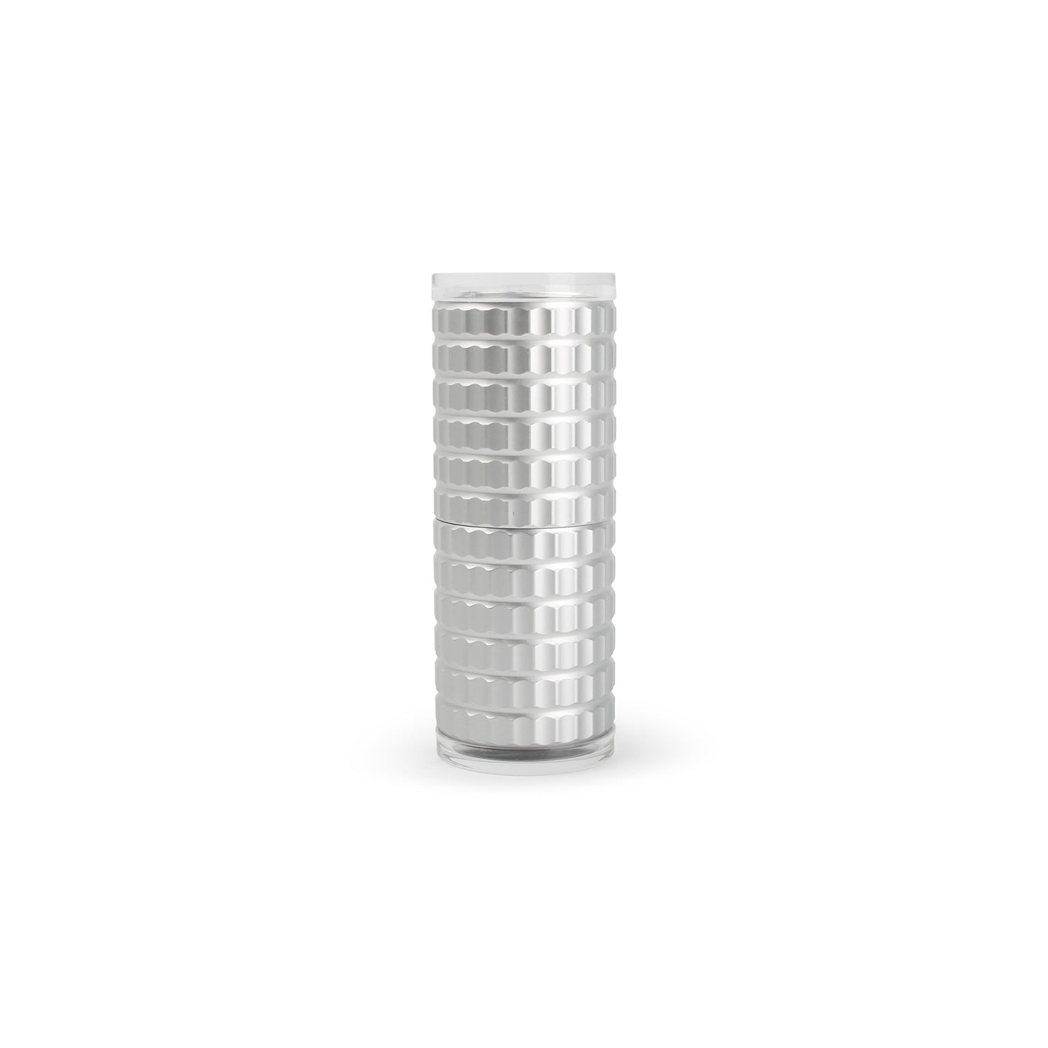 S|P Collection - Peper/zoutmolen H12,5cm geribbeld zilver Savor