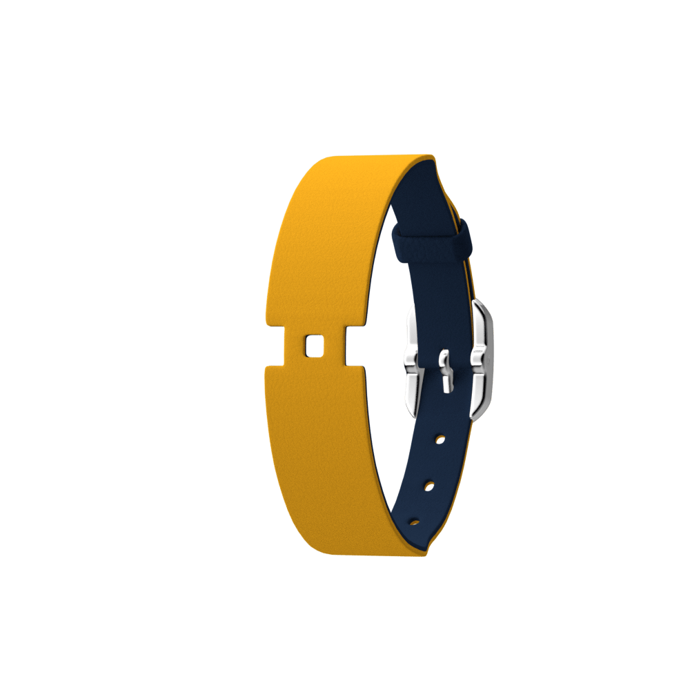 Bracelet cuir, Sun / Marine