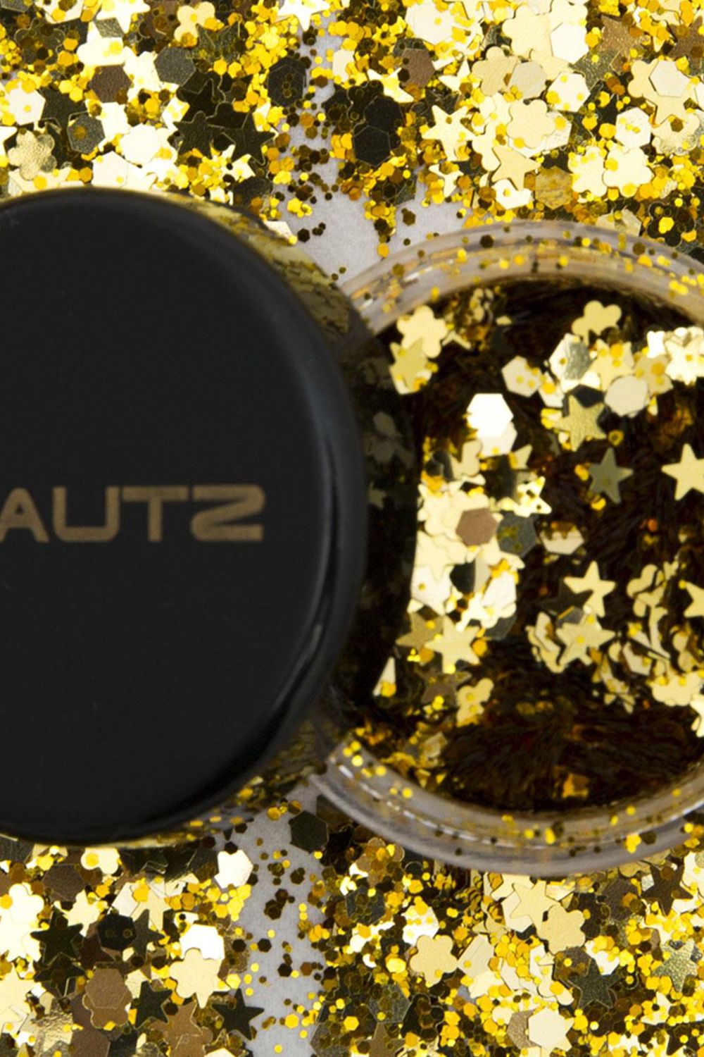 Envie Beautz Chunky Glitter Gold 10ml Pot 5g Cosmetic Body Face Festival Makeup Shine