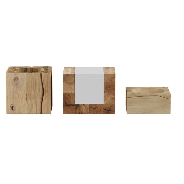 KIT ACESSÓRIOS DE MESA COM 3 PEÇAS CAFEZAL