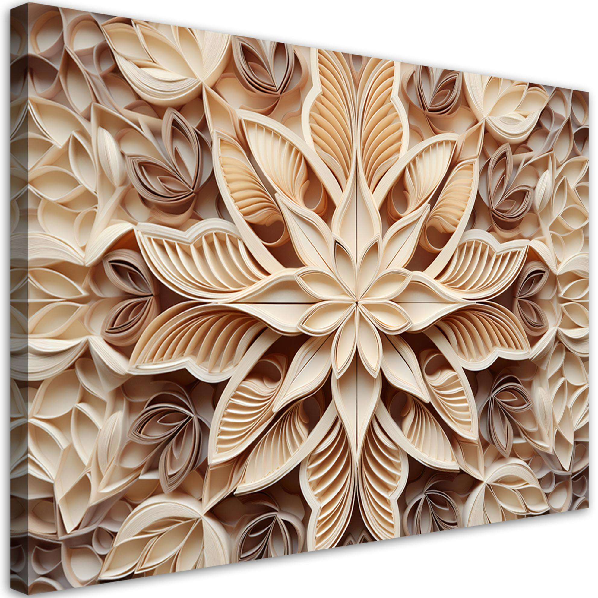 Feeby Obraz do salonu - Kwiaty 3d 60x40