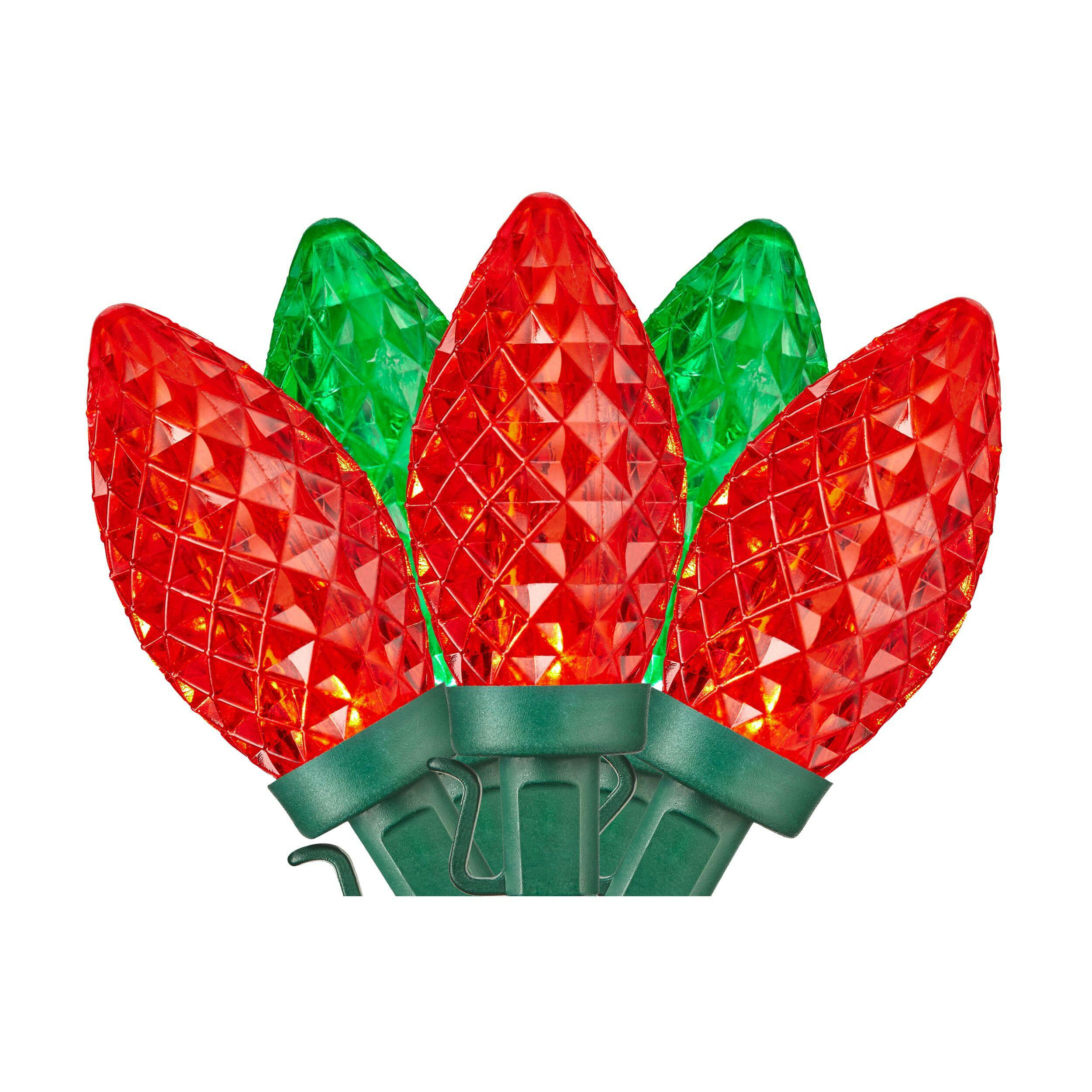 NOMA Outdoor 24 C9 LED Lights, Red/Green