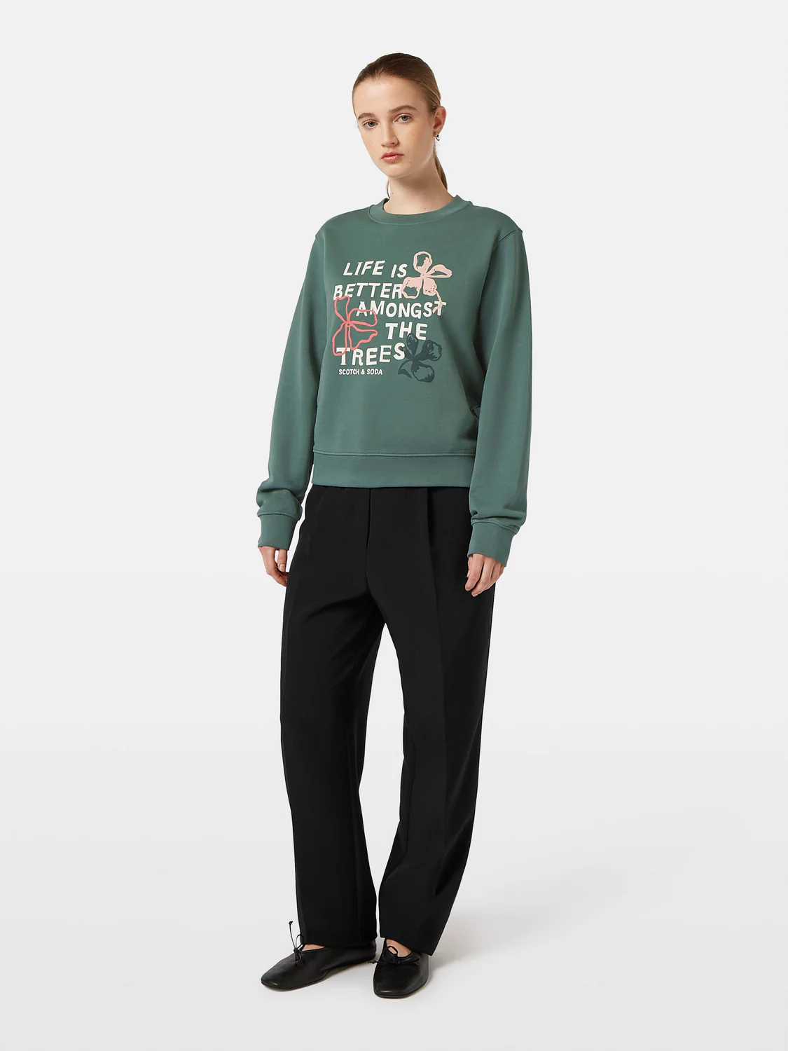 Life is Better Puff Artwork Sweatshirt