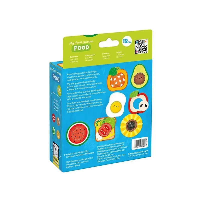 Puzzle 14-teilig Banana Panda