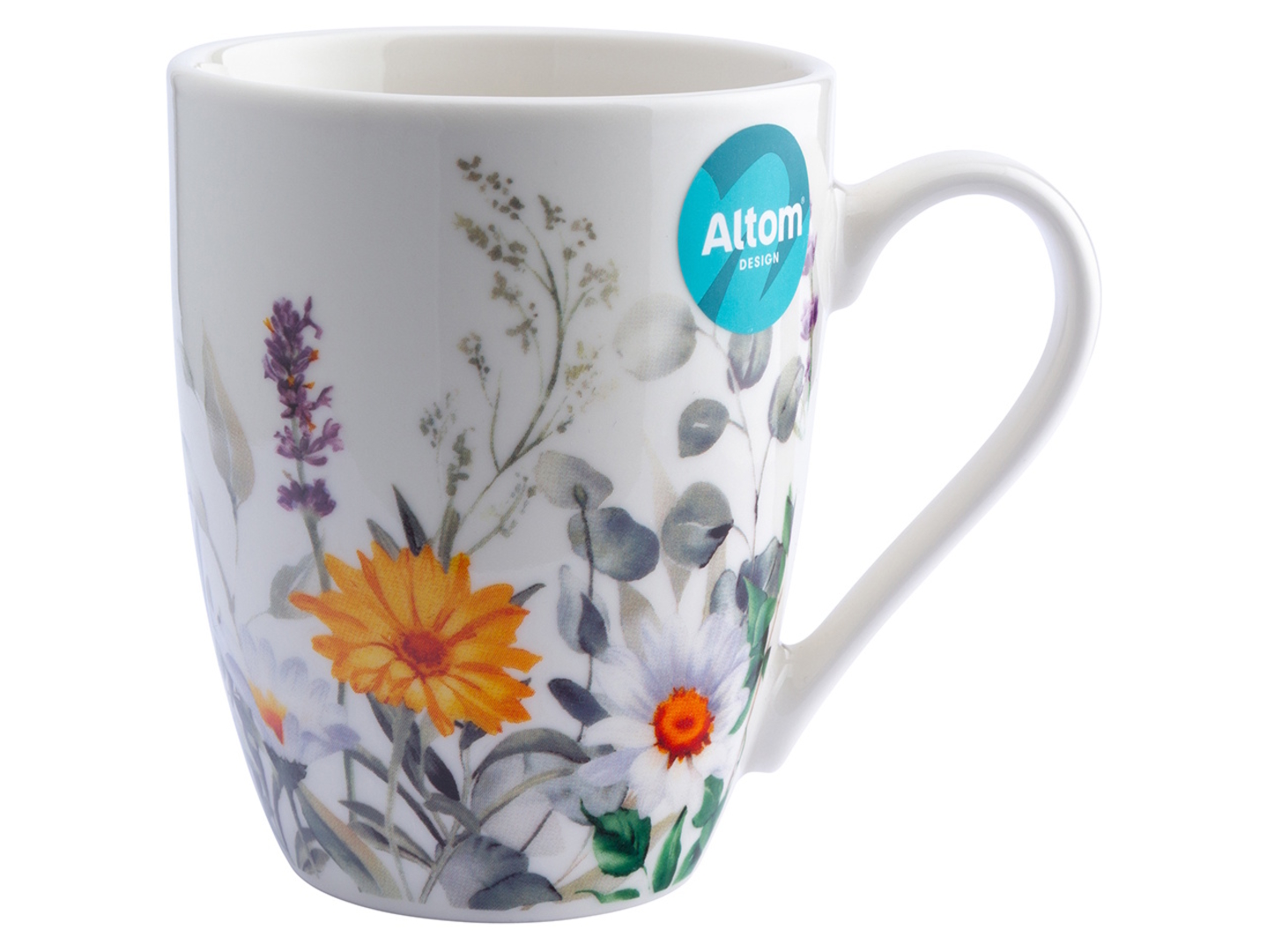 Kubek porcelanowy Floral Nbc 370 ml
