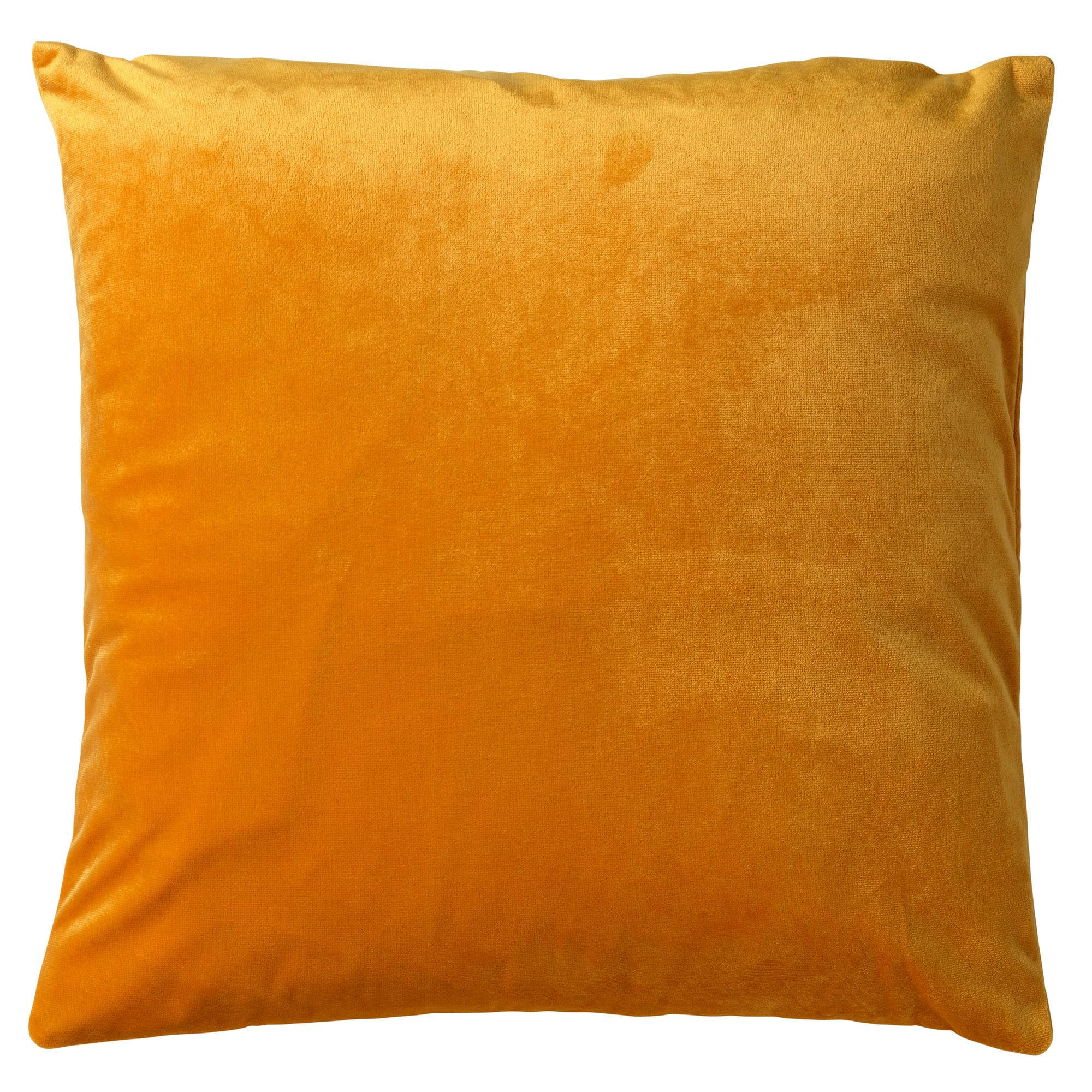 - Housse de coussin jaune en velours-45x45 cm avec motif