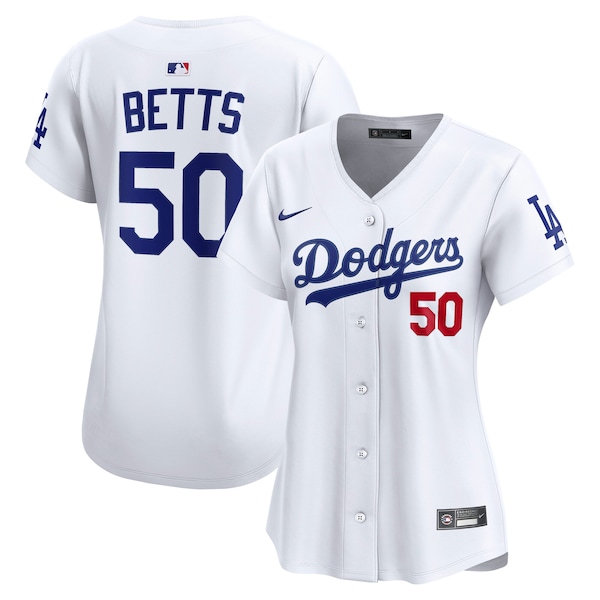 Mookie Betts Los Angeles Dodgers Nike Women's Home Limited Player Jersey - White