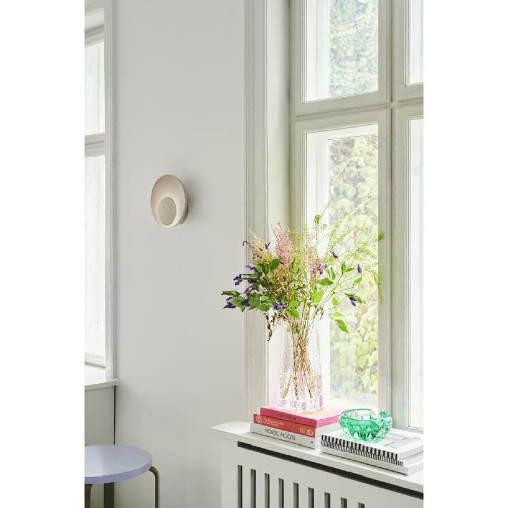 VEGGLAMPE NORDLUX MARSİ Ø21XH21CM DEMPBAR BEIGE
