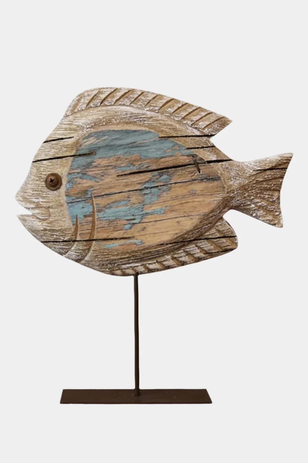 Fish Wood Sculpture #WA001