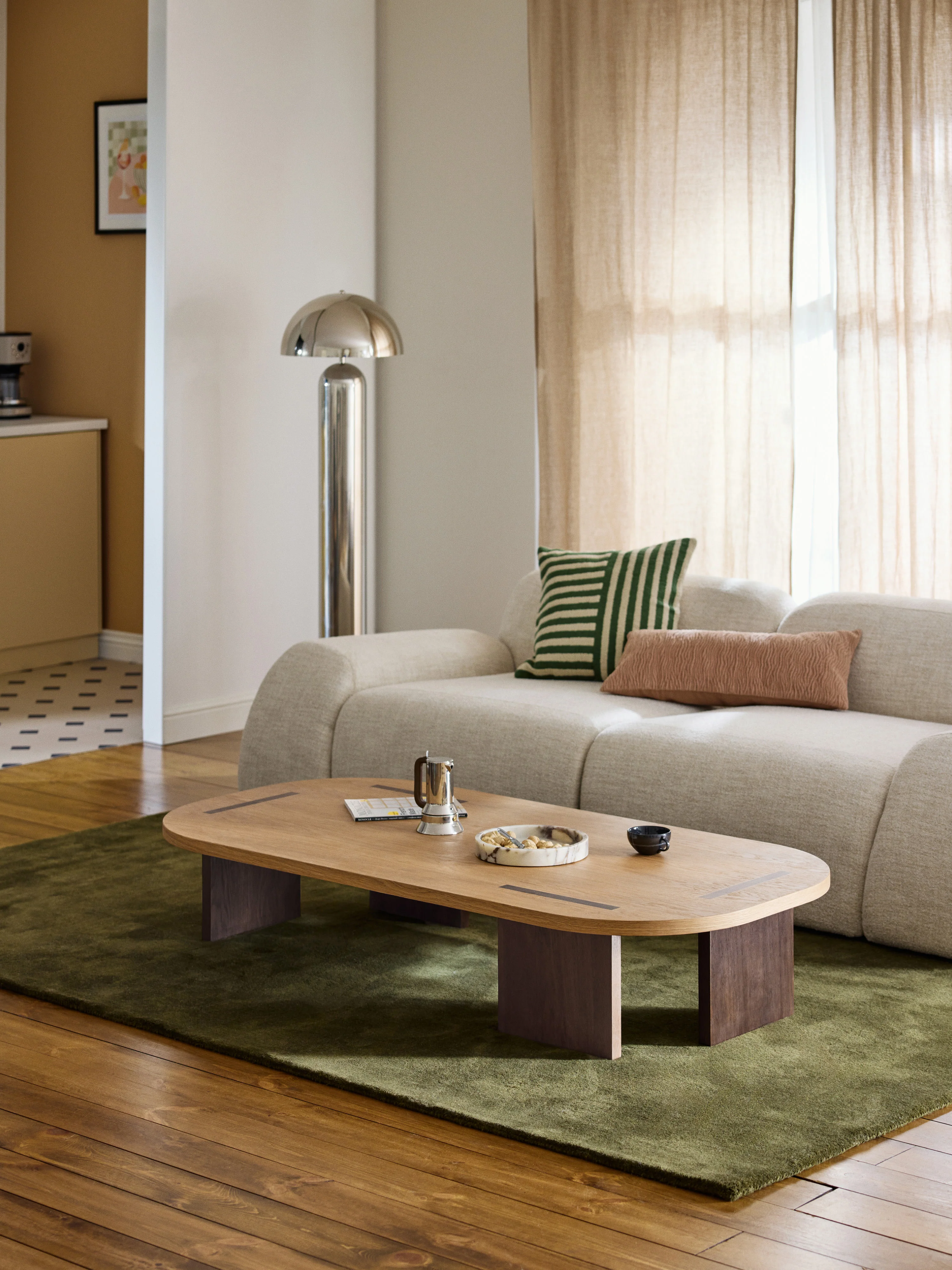 XL-Holz-Couchtisch Fernanda