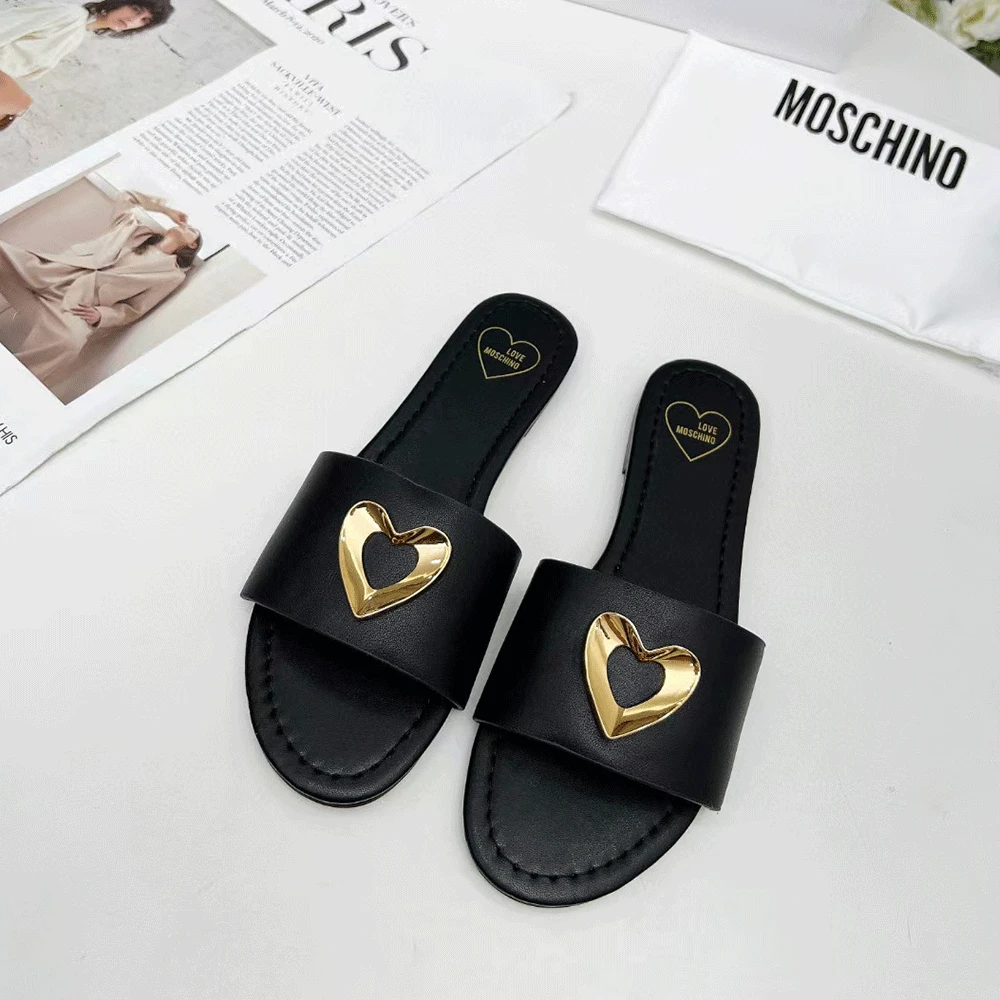 Moschino Love slippers