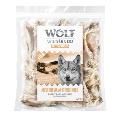 Wolf of Wilderness Dried Rabbit Ears with Fur