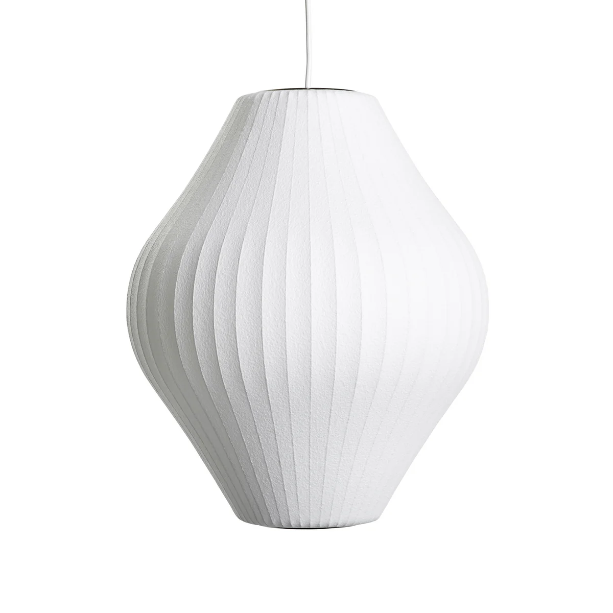 HAY - Nelson Pear Bubble Pendelleuchte M, Ø 43 x H 48,5 cm, off white