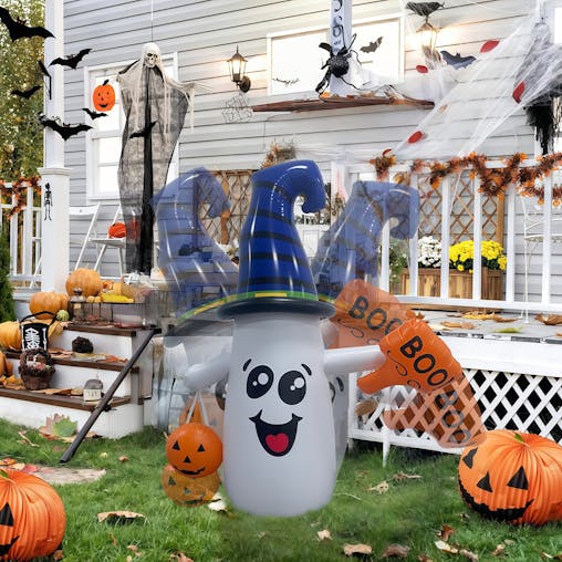 NNETM Inflatable Halloween Ghost Decoration PVC