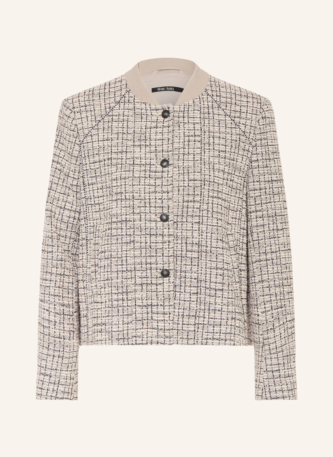 MARC AUREL Kastenjacke aus Bouclé mit Glitzergarn
