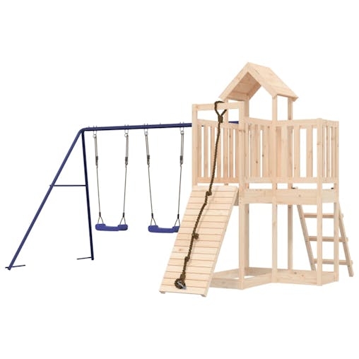 NNEVL Outdoor Playset Solid Wood Pine