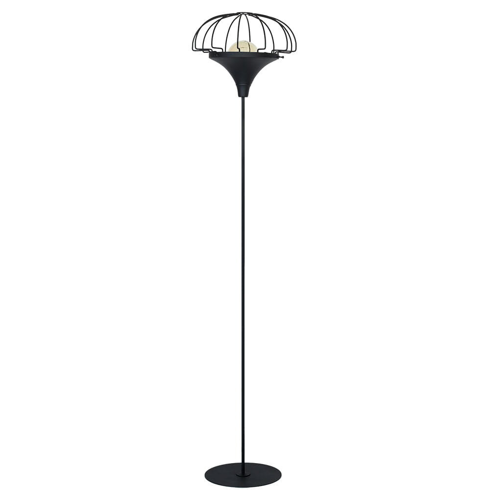 Lampa podłogowa czarna DANTON1xE27x60W wym:175x38x38cm Aldex
