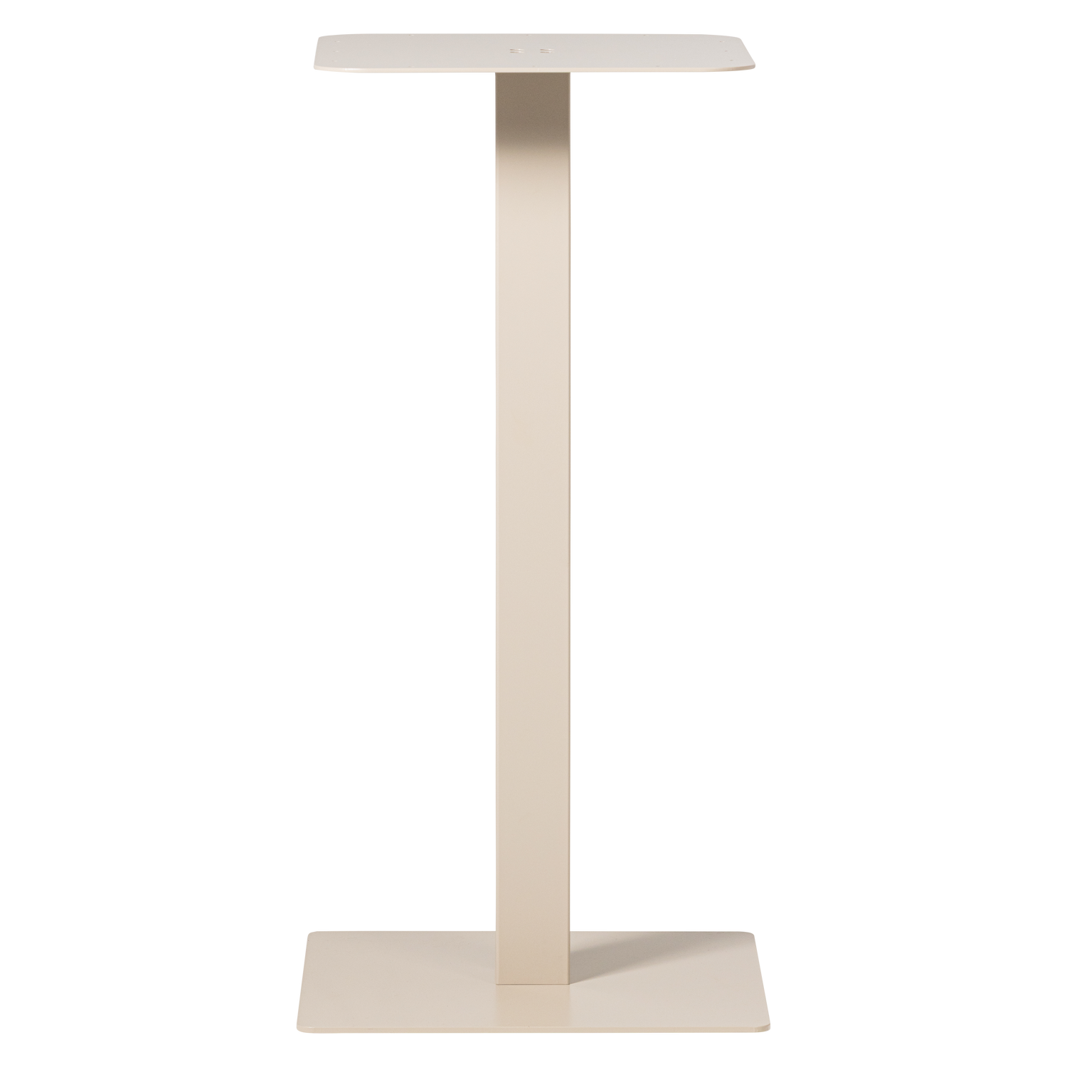 WOOOD vierkante bartafel poot Bistro- Metaal - Dakagrau - 105x50x50